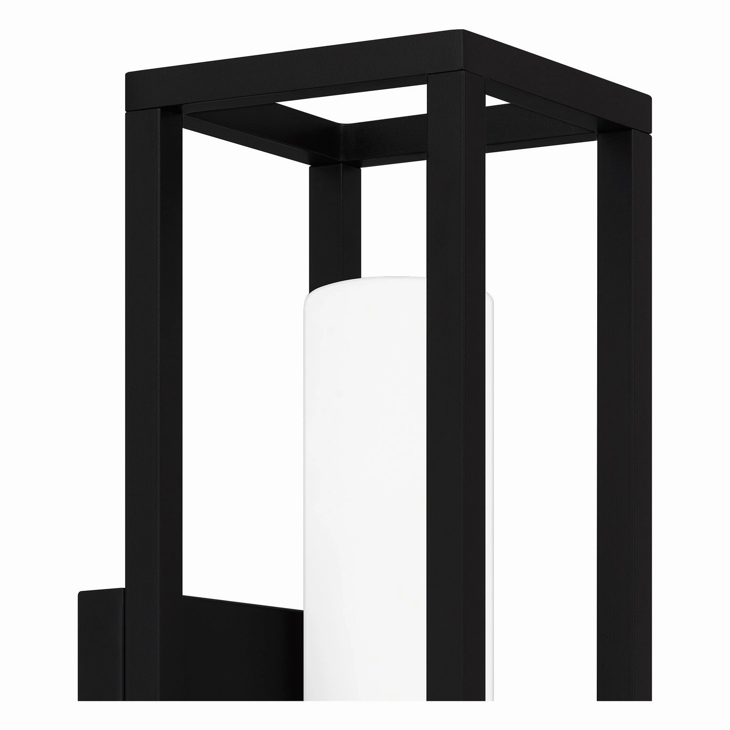 Neville One Light Outdoor Lantern Matte Black