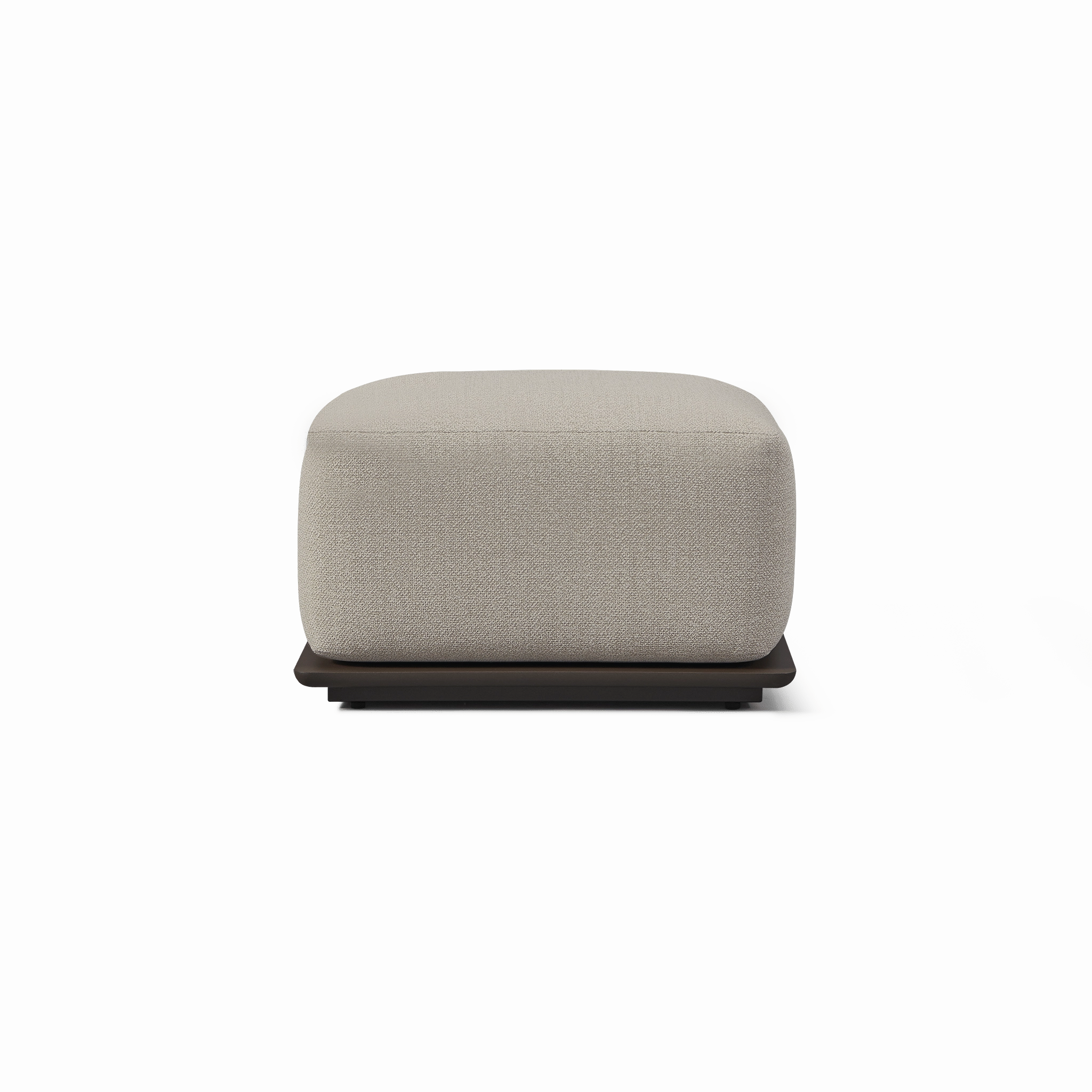 Newport Aluminum Ottomanoutdoor ottoman footstool