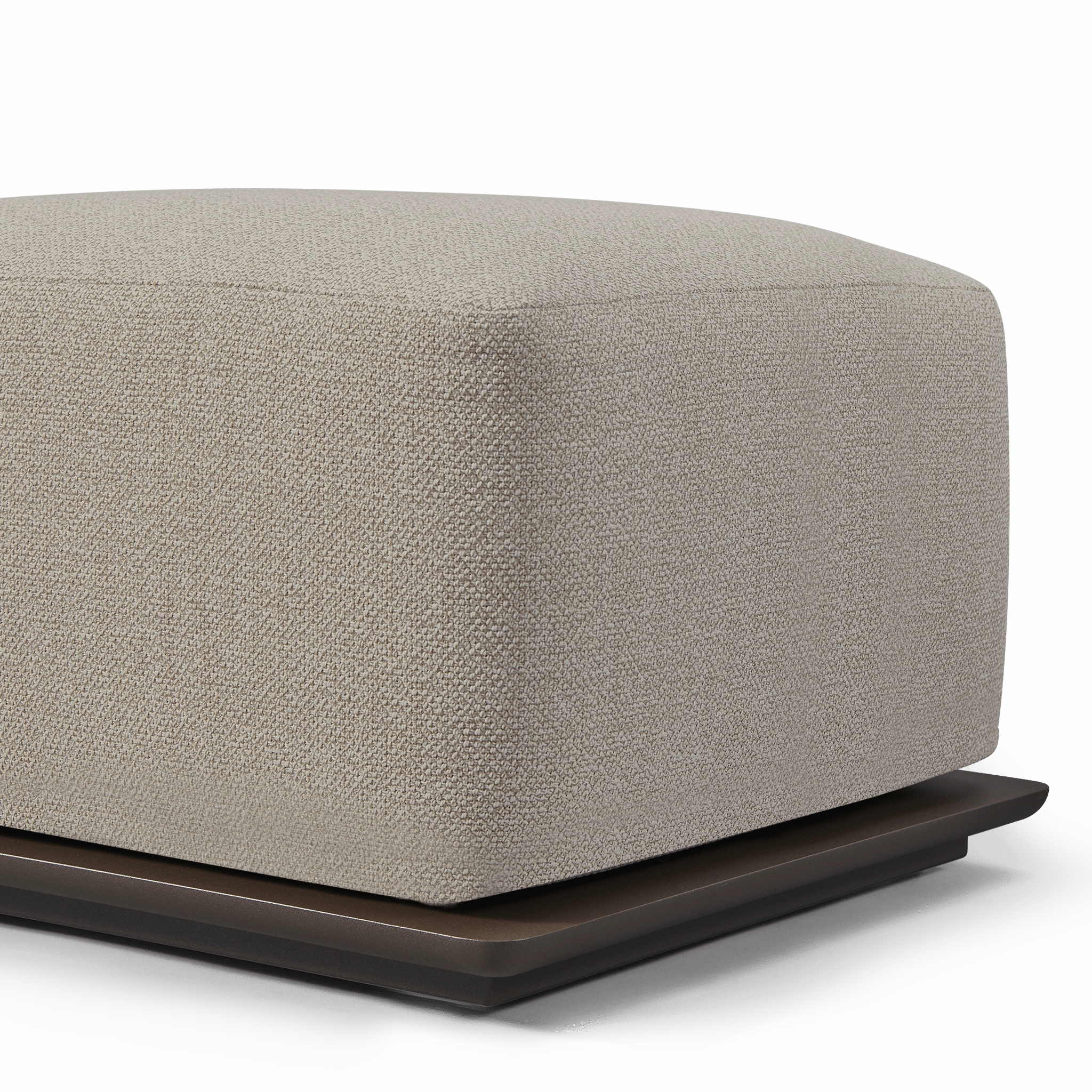 Newport Aluminum Ottoman