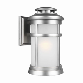 Newport One Light Outdoor Wall Lantern Painted Brushed SteelOutdoor wall sconces with motion sensor