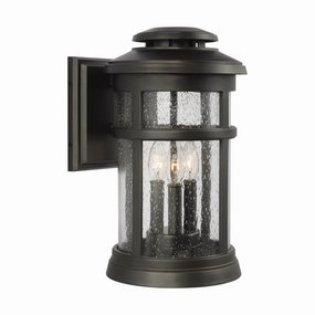Newport Three Light Outdoor Wall Lantern Antique BronzeOutdoor wall sconces with motion sensor