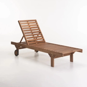 NINA DELUXE TEAK SUNLOUNGERoutdoor patio furniture set