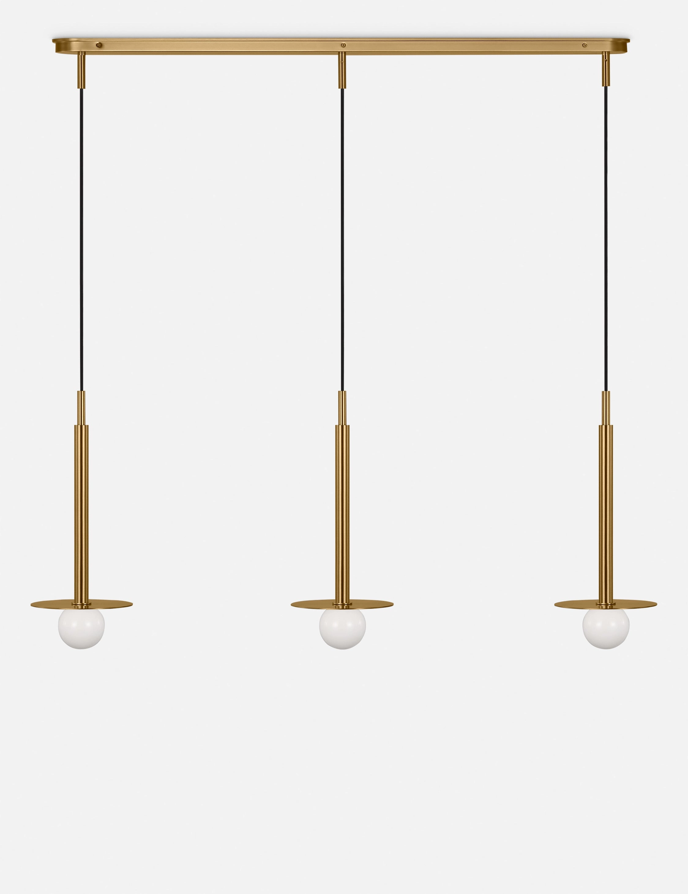 Nodes Linear Pendant by Kelly WearstlerWeatherproof outdoor chandelier
