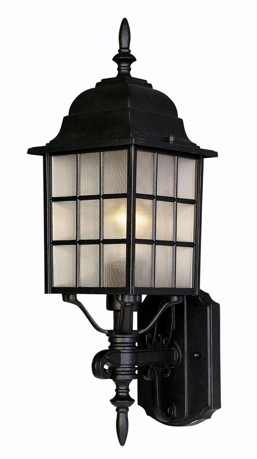 North Church One Light Outdoor Wall Lantern Black