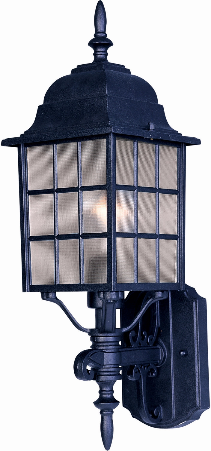 North Church One Light Outdoor Wall Lantern Black