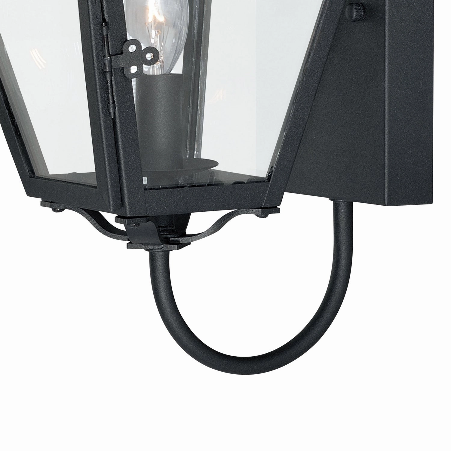 Nottingham One Light Outdoor Wall Mount Textured Black