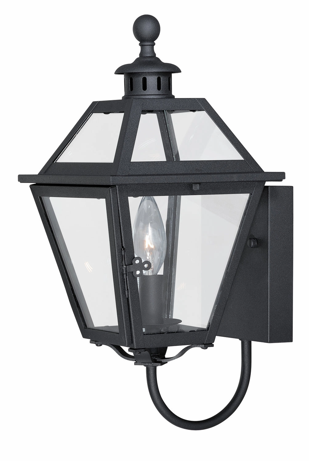 Nottingham One Light Outdoor Wall Mount Textured BlackOutdoor wall sconces with motion sensor