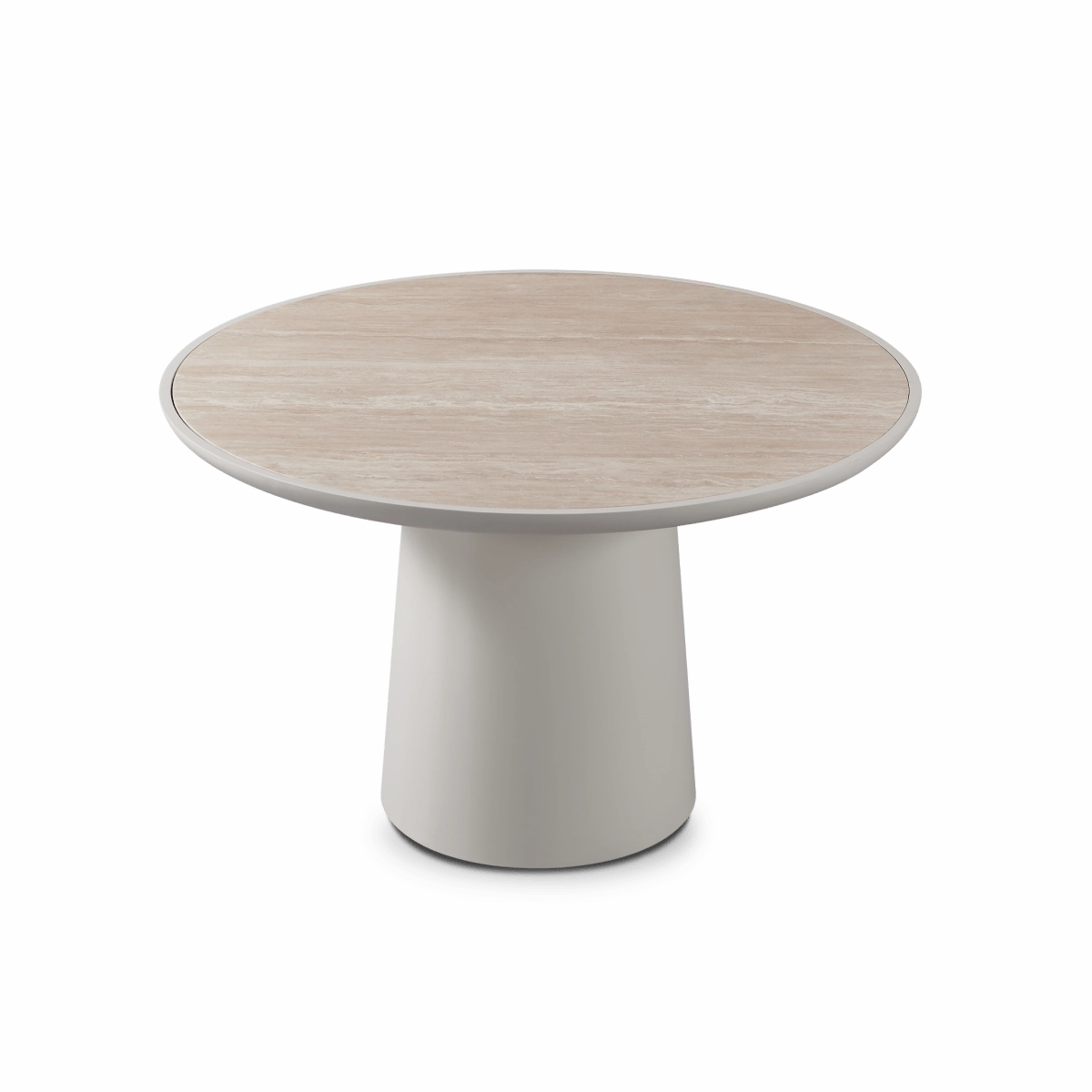 Nova Aluminum Round Dining Table 48"