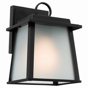 Noward One Light Outdoor Wall Mount BlackOutdoor wall sconces with motion sensor