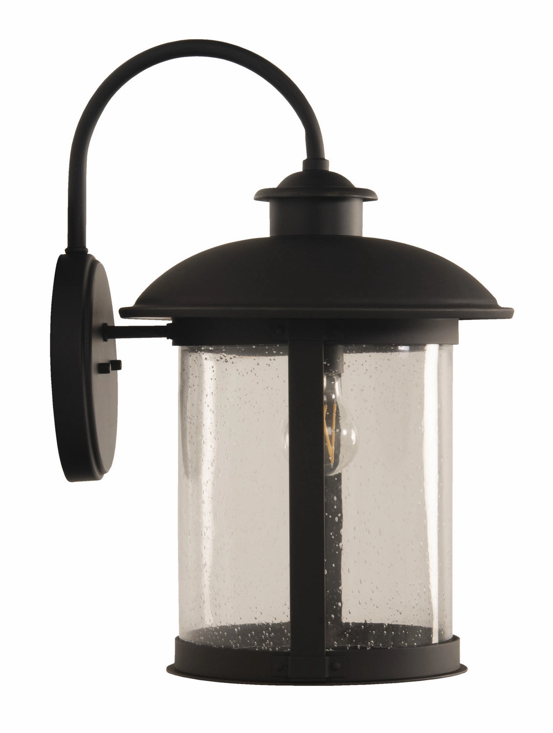 O'Fallon One Light Outdoor Wall Mount Dark Bronze Gilded