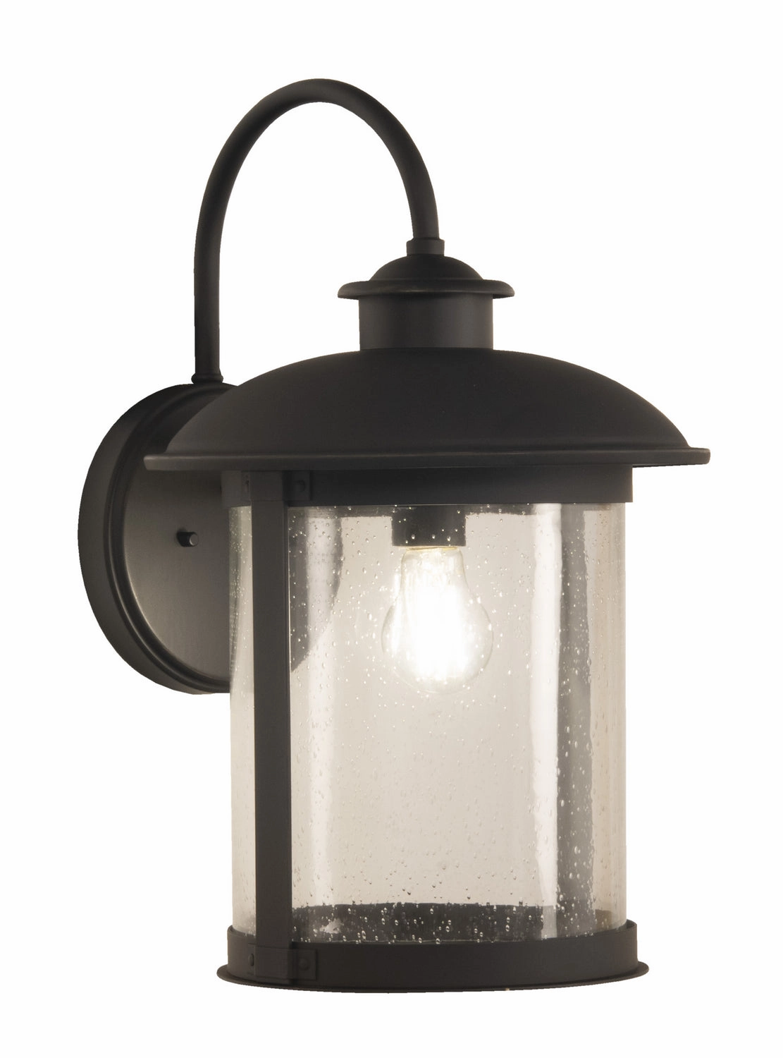 O'Fallon One Light Outdoor Wall Mount Dark Bronze Gilded