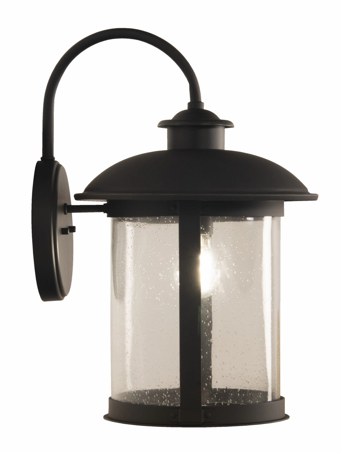 O'Fallon One Light Outdoor Wall Mount Dark Bronze Gilded