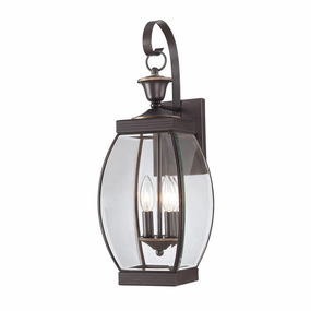 Oasis Two Light Outdoor Wall Lantern Medici BronzeOutdoor wall sconces with motion sensor