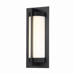 Oberon LED Wall Light BlackOutdoor wall sconces with motion sensor