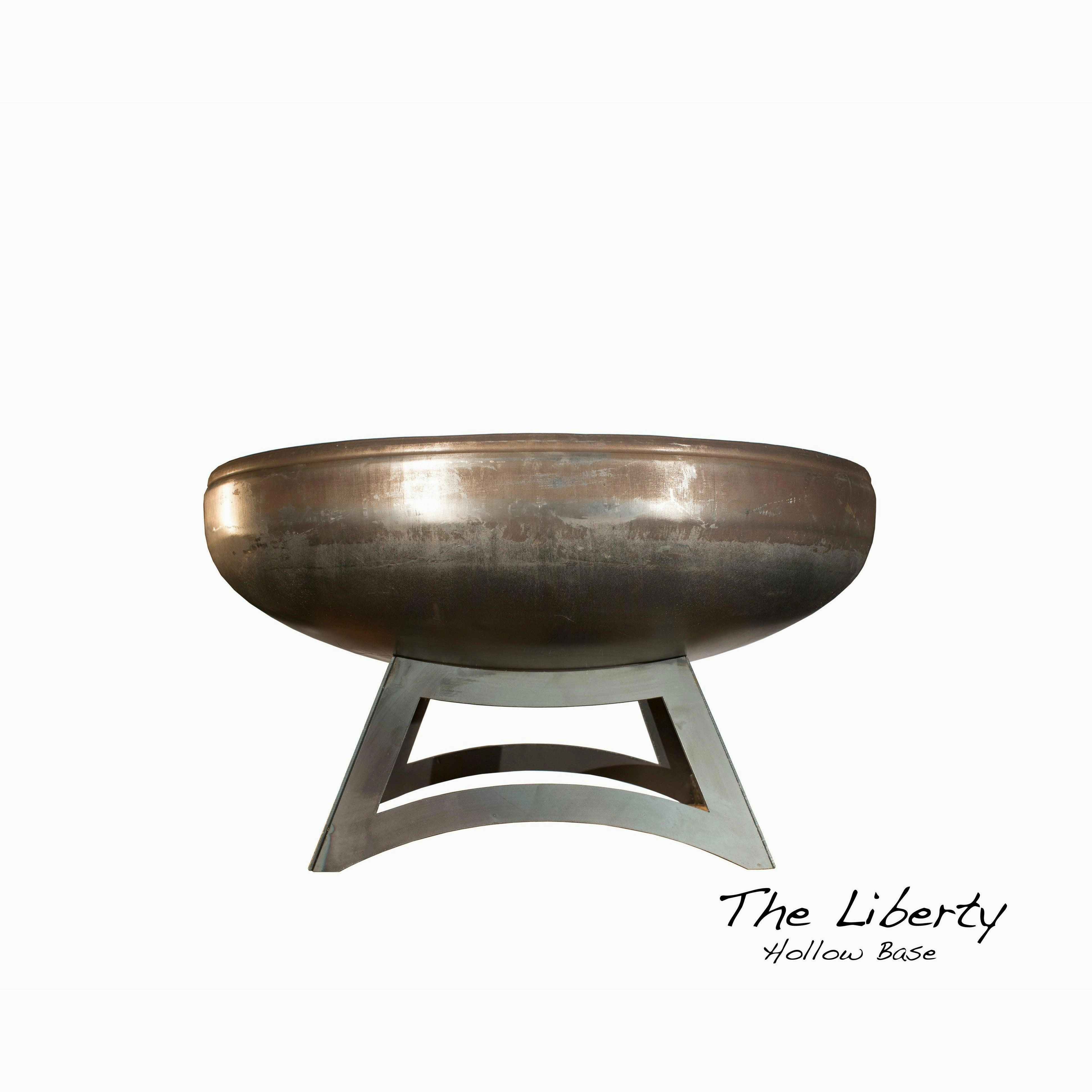 Ohio Flame Liberty Fire Pit with Hollow Baseportable outdoor fire pit with lid