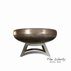 Ohio Flame Liberty Fire Pit with Hollow Baseportable outdoor fire pit with lid