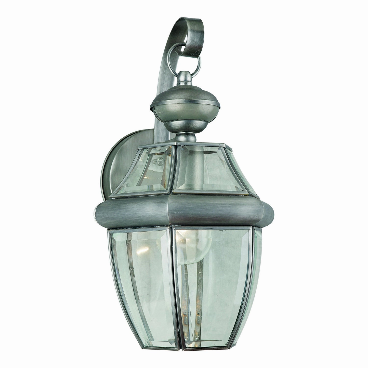 Olde Nickel E One Light Outdoor Lantern Olde NickelOutdoor wall sconces with motion sensor
