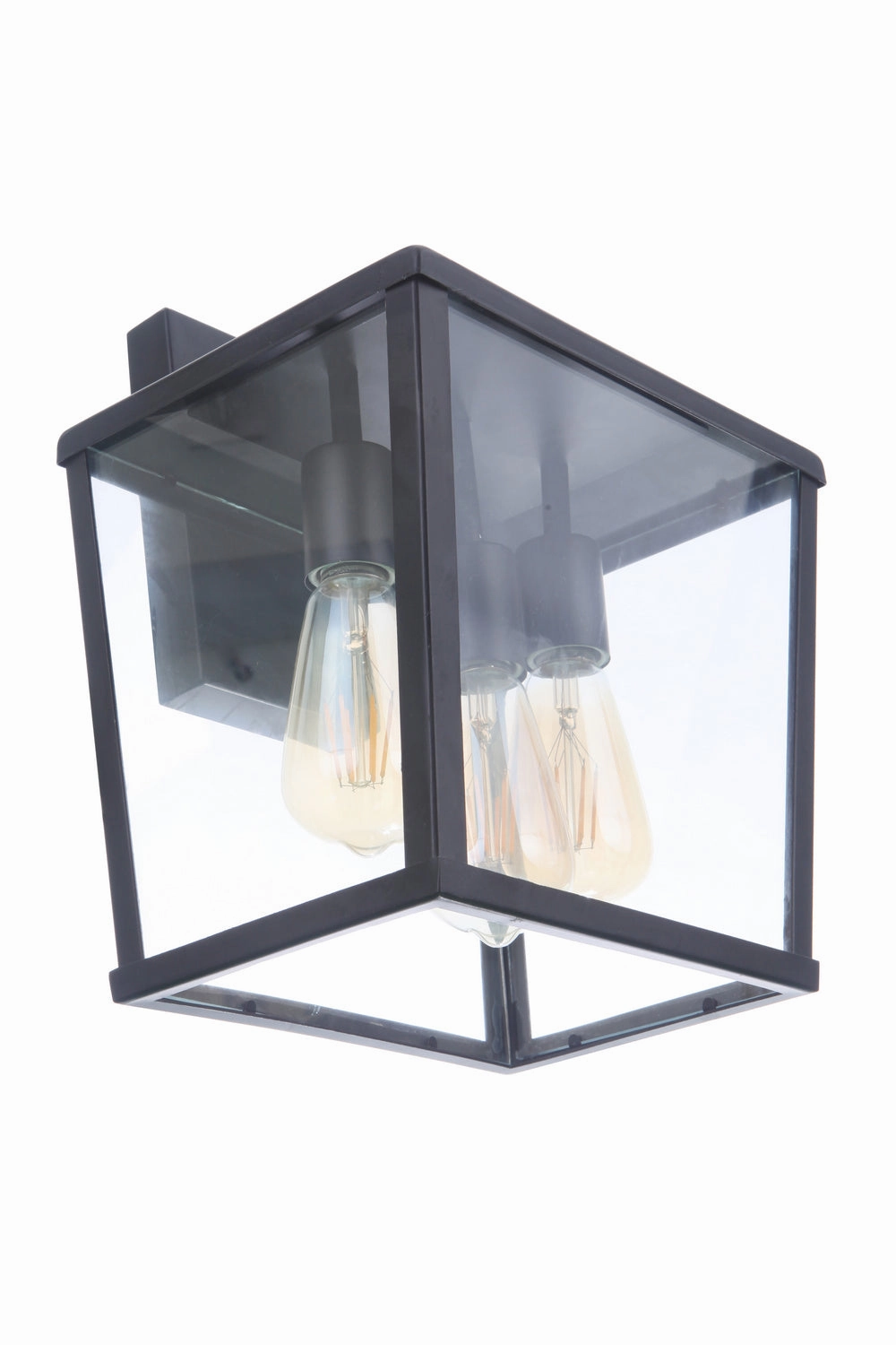 Olsen Three Light Outdoor Wall Mount Midnight