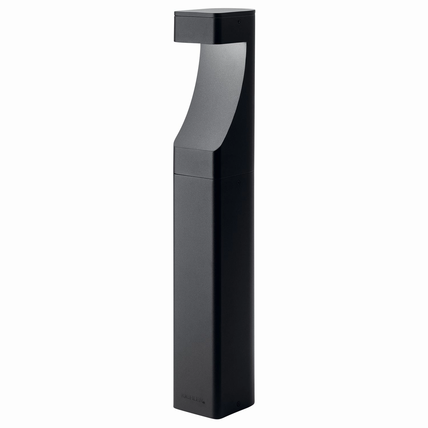 One Light Bollard Textured BlackDecorative outdoor post lights