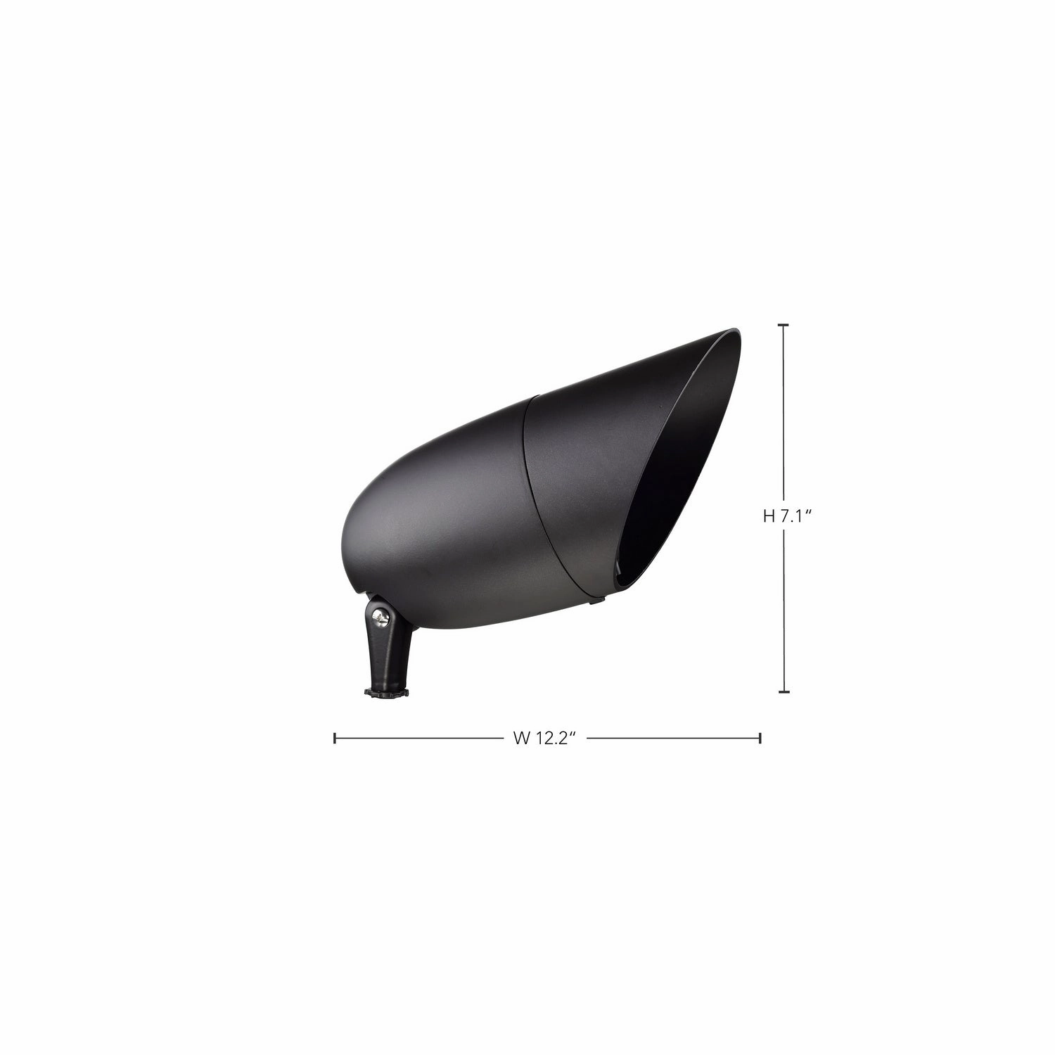 One Light Floodlight Dark Bronze