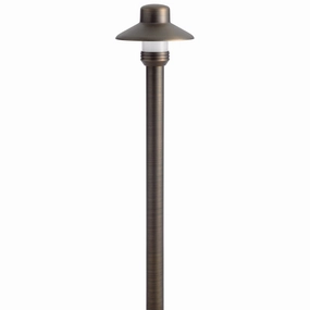 One Light Hat Centennial BrassDecorative outdoor post lights