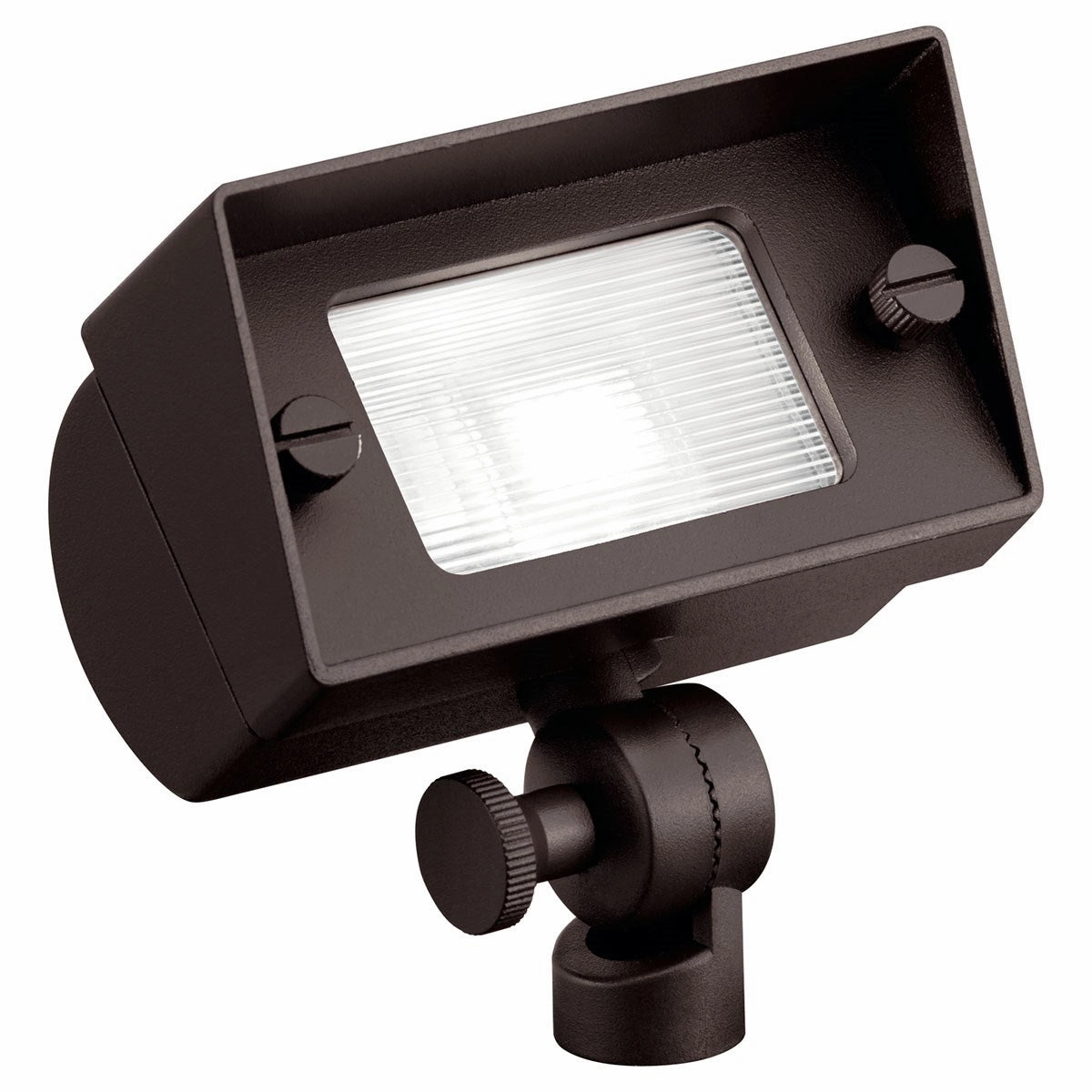 One Light Mini Flood Textured Architectural Bronze