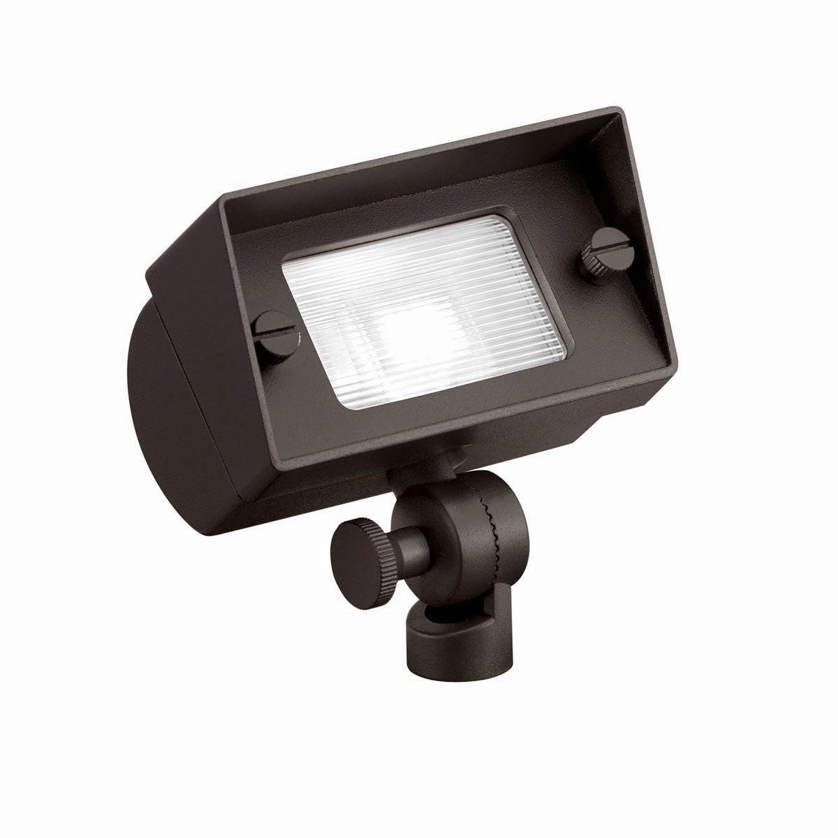 One Light Mini Flood Textured Architectural Bronze