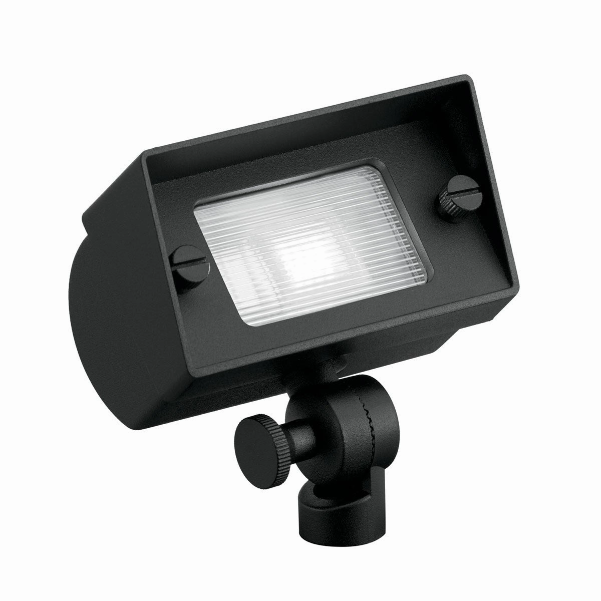 One Light Mini Flood Textured Black