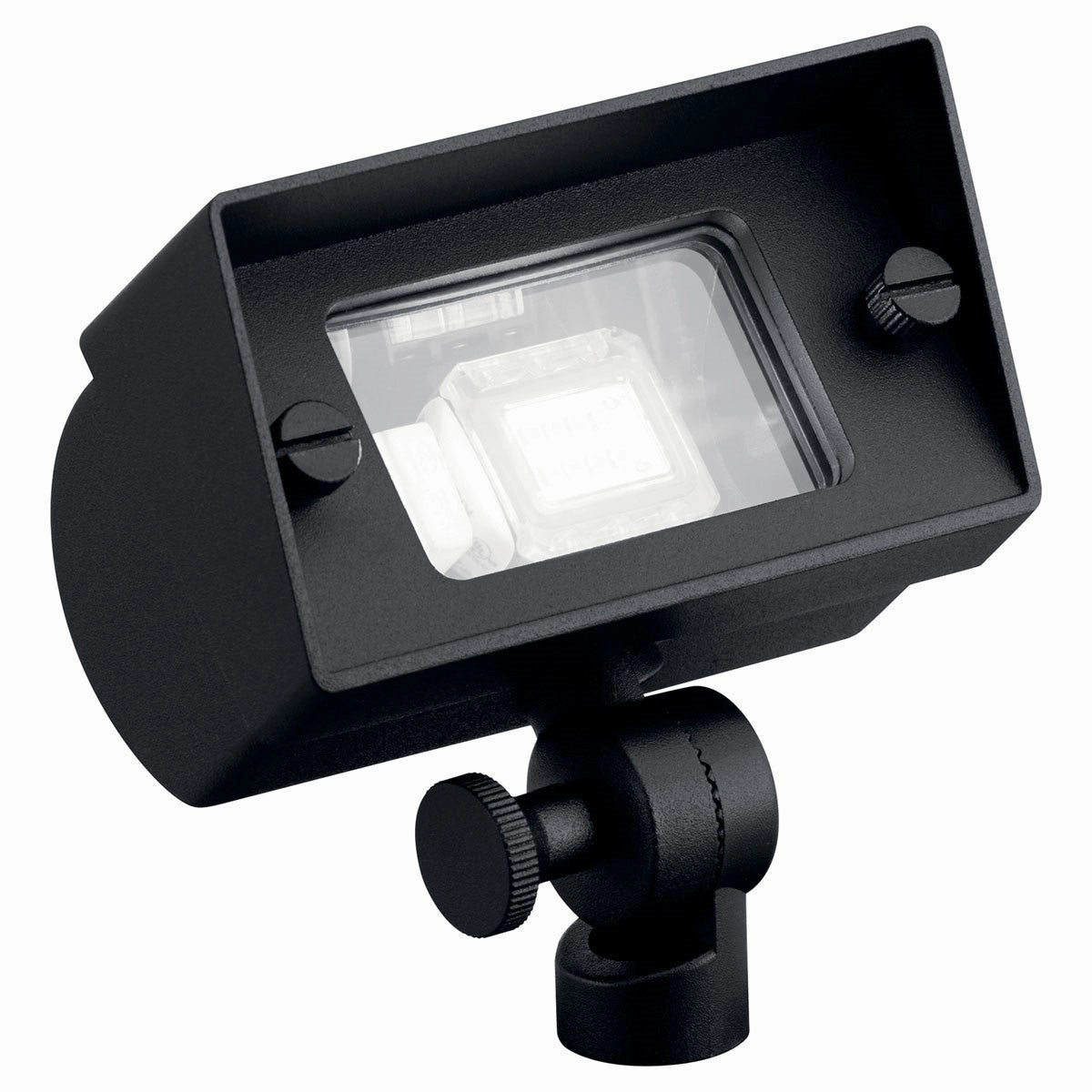 One Light Mini Flood Textured Black