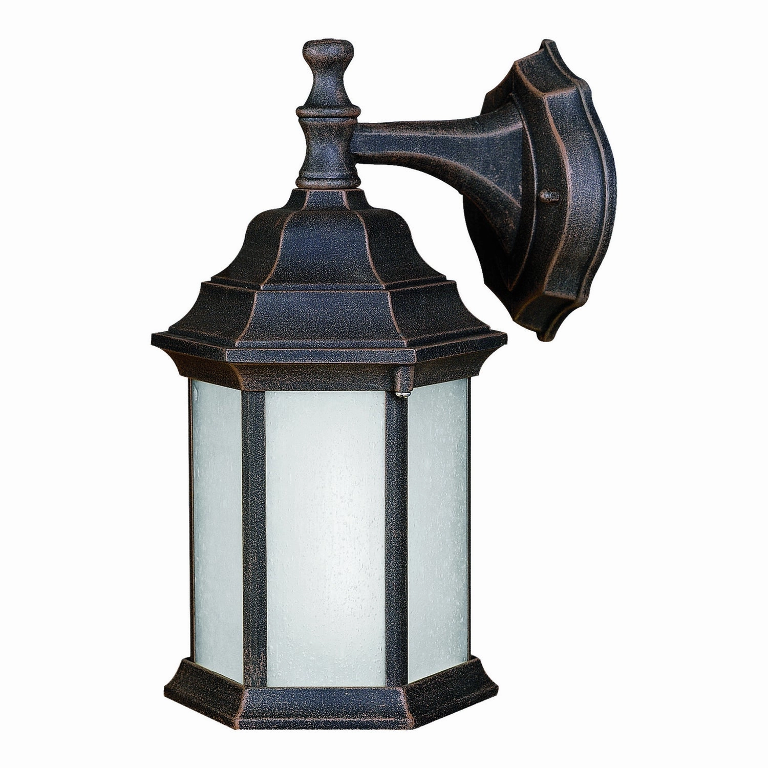 One Light Outdoor Lantern Painted RustOutdoor wall sconces with motion sensor