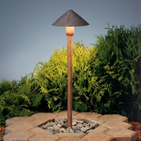 One Light Path & Spread Olde BrickDecorative outdoor post lights