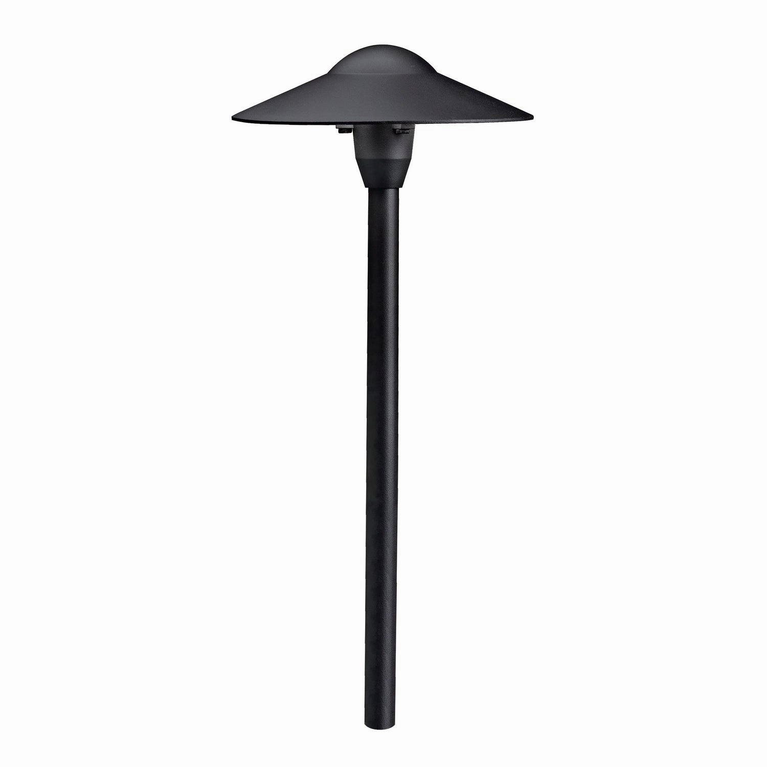 One Light Path & Spread Textured BlackDecorative outdoor post lights