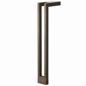 One Light Path Light Centennial BrassDecorative outdoor post lights