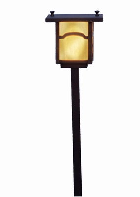 One Light Post Landscape FixtureDecorative outdoor post lights