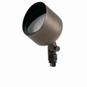 One Light Uplight Centennial BrassColor changing landscape spotlights