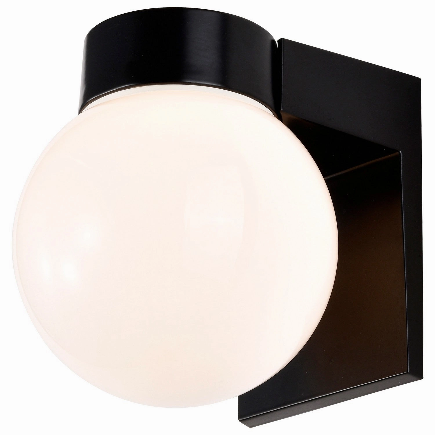 One Light Wall Lantern Bronzotic