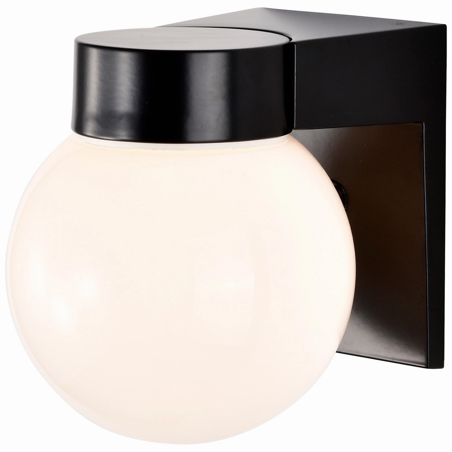 One Light Wall Lantern Bronzotic