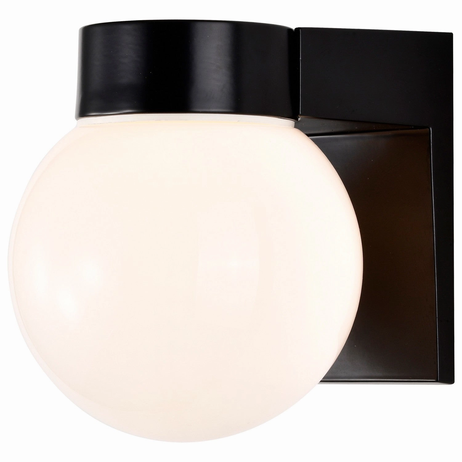 One Light Wall Lantern Bronzotic