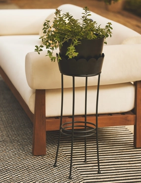 Onyx Indoor/Outdoor Planter mini herb garden planters for kitchen