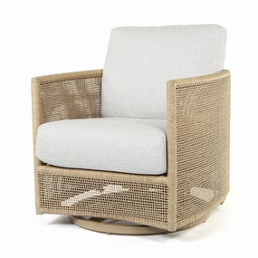 Orleans Swivel Glider Club Chairwaterproof wicker balcony furniture