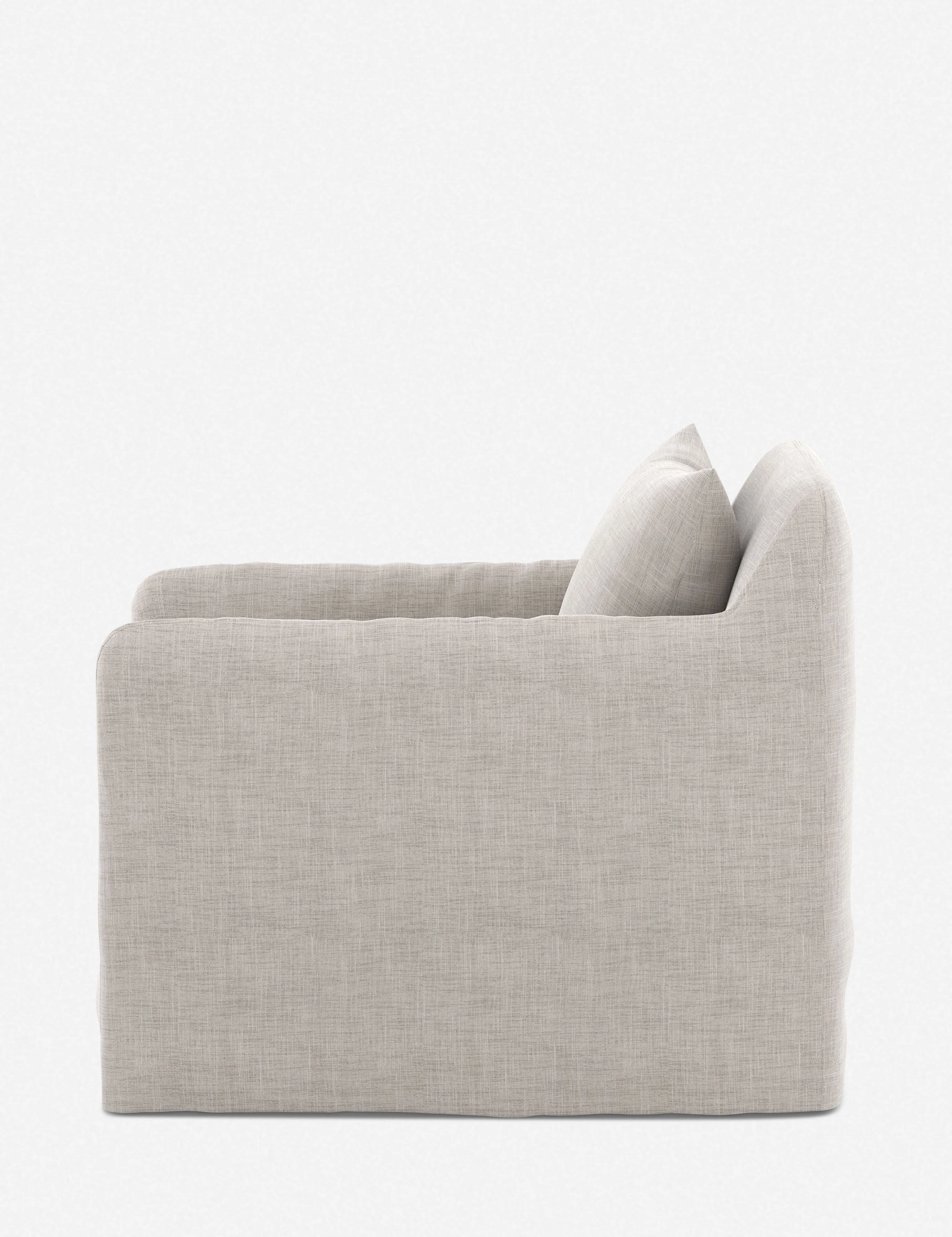 Orlena Outdoor Swivel Chair