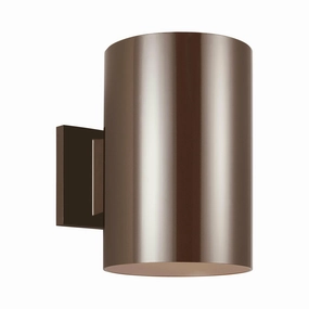 Outdoor Cylinders Large 1-Light Outdoor Wall Light (with Bulb)Weatherproof outdoor lighting