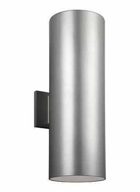 Outdoor Cylinders LED Outdoor Wall Lantern Painted Brushed NickelOutdoor wall sconces with motion sensor