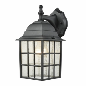 Outdoor Essentials One Light Wall Sconce Satin BlackOutdoor wall sconces with motion sensor