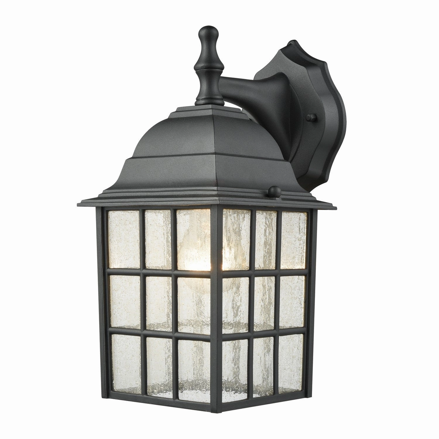 Outdoor Essentials One Light Wall Sconce Satin BlackOutdoor wall sconces with motion sensor