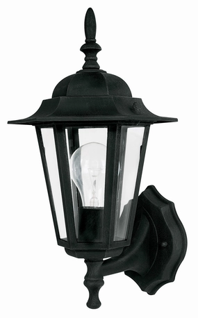Outdoor One Light Outdoor Wall Lantern BlackOutdoor wall sconces with motion sensor