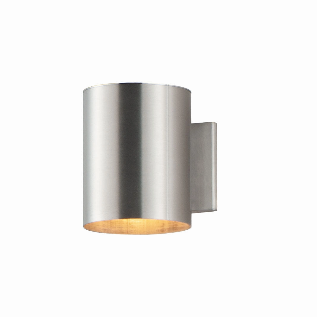 Outpost One Light Outdoor Wall Lantern Brushed AluminumOutdoor wall sconces with motion sensor