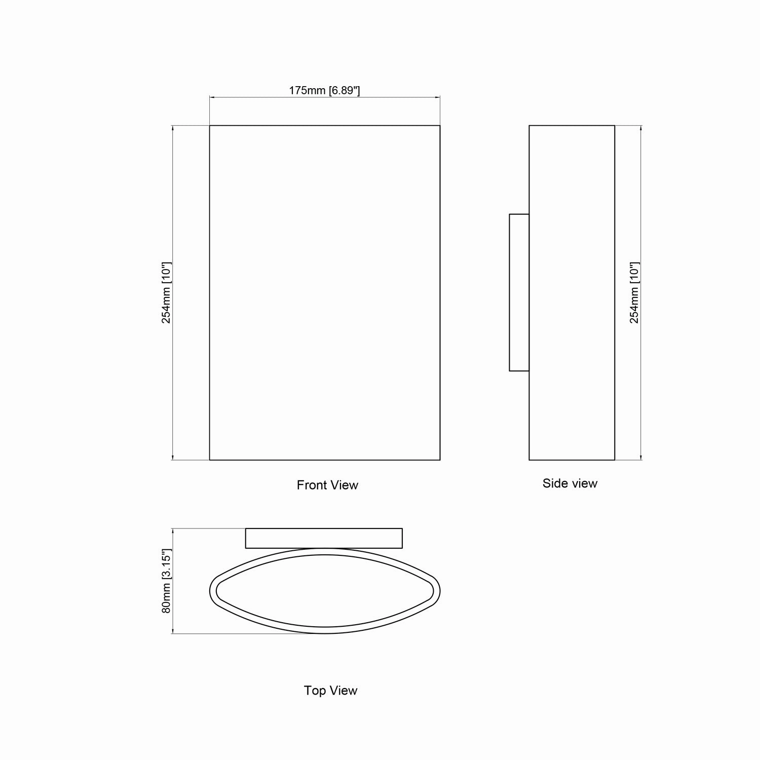 Ovi LED Exterior Wall Light