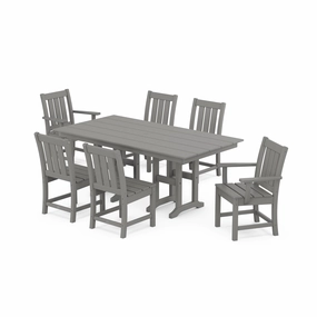 Oxford 7-Piece Farmhouse Dining Setoutdoor patio furniture set