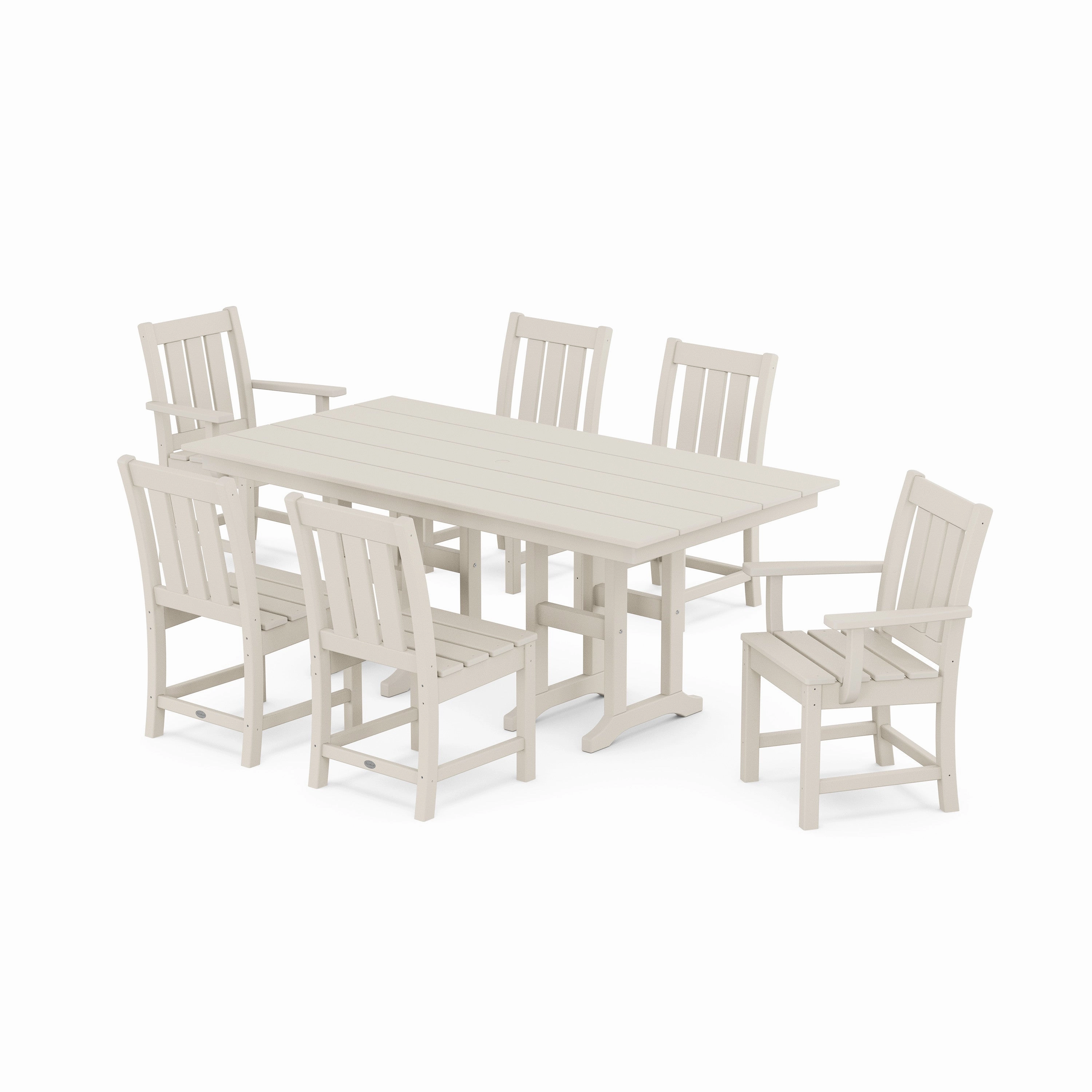 Oxford 7-Piece Farmhouse Dining Set